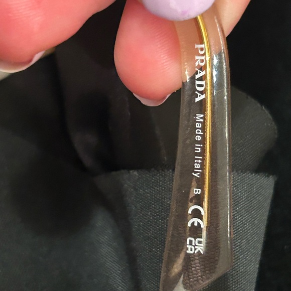 💖 AUTHENTIC Prada Pink Clear Women's Glasses, New with Case and Cloth - Picture 8 of 9